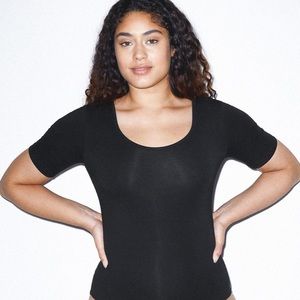 American Apparel Cotton Dance Double-U Bodysuit